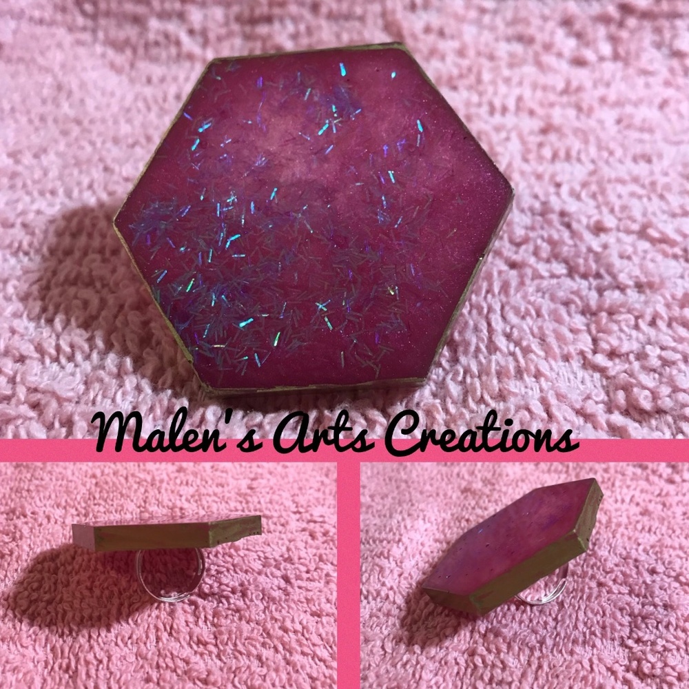 Sortija de Paleta de diseños de uñas.